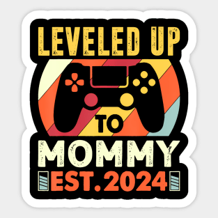 Soon To Be Mom 2024 I Leveled Up To Mommy 2024 Sticker